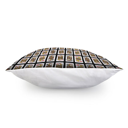 Four Jacks Playing Cards Pattern Print Pillow Cover