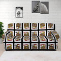 Four Jacks Playing Cards Pattern Print Sofa Cover