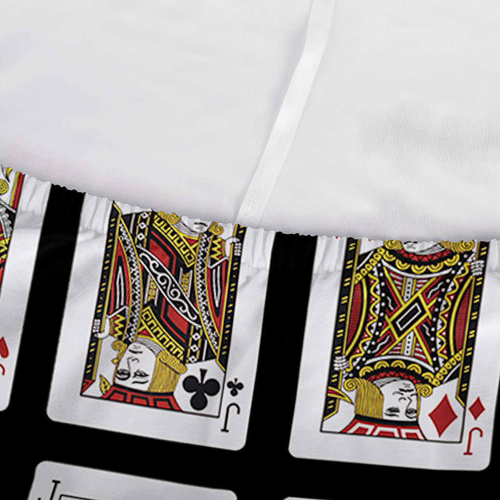 Four Jacks Playing Cards Pattern Print Sofa Cover