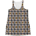 Four Jacks Playing Cards Pattern Print Women's Racerback Tank Top