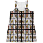 Four Jacks Playing Cards Pattern Print Women's Racerback Tank Top