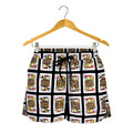 Four Jacks Playing Cards Pattern Print Women's Shorts