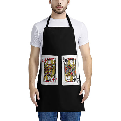Four Jacks Playing Cards Print Apron