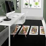 Four Jacks Playing Cards Print Area Rug