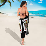 Four Jacks Playing Cards Print Beach Sarong Wrap