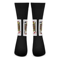 Four Jacks Playing Cards Print Crew Socks