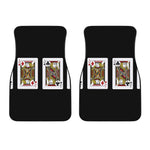 Four Jacks Playing Cards Print Front Car Floor Mats