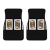 Four Jacks Playing Cards Print Front Car Floor Mats