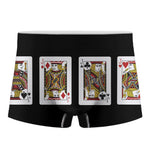 Four Jacks Playing Cards Print Men's Boxer Briefs