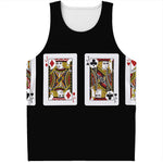 Four Jacks Playing Cards Print Men's Tank Top