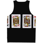 Four Jacks Playing Cards Print Men's Tank Top