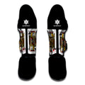 Four Jacks Playing Cards Print Muay Thai Shin Guards