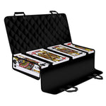 Four Jacks Playing Cards Print Pet Car Back Seat Cover