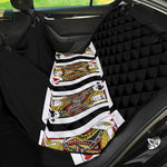 Four Jacks Playing Cards Print Pet Car Back Seat Cover