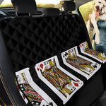 Four Jacks Playing Cards Print Pet Car Back Seat Cover