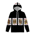 Four Jacks Playing Cards Print Pullover Hoodie
