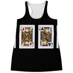 Four Jacks Playing Cards Print Women's Racerback Tank Top