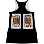 Four Jacks Playing Cards Print Women's Racerback Tank Top