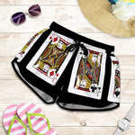 Four Jacks Playing Cards Print Women's Shorts