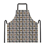 Four Kings Playing Cards Pattern Print Apron