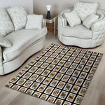 Four Kings Playing Cards Pattern Print Area Rug