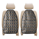 Four Kings Playing Cards Pattern Print Car Seat Organizers