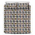 Four Kings Playing Cards Pattern Print Duvet Cover Bedding Set
