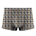 Four Kings Playing Cards Pattern Print Men's Boxer Briefs