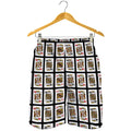 Four Kings Playing Cards Pattern Print Men's Shorts