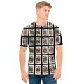 Four Kings Playing Cards Pattern Print Men's T-Shirt