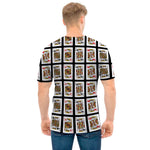 Four Kings Playing Cards Pattern Print Men's T-Shirt