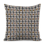 Four Kings Playing Cards Pattern Print Pillow Cover