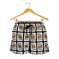 Four Kings Playing Cards Pattern Print Women's Shorts