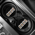 Four Kings Playing Cards Print Car Coasters