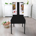 Four Kings Playing Cards Print Dining Chair Slipcover