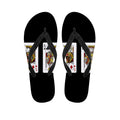 Four Kings Playing Cards Print Flip Flops