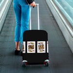 Four Kings Playing Cards Print Luggage Cover