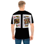 Four Kings Playing Cards Print Men's T-Shirt
