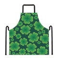 Four-Leaf Clover St. Patrick's Day Print Apron