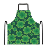 Four-Leaf Clover St. Patrick's Day Print Apron