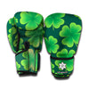 Four-Leaf Clover St. Patrick's Day Print Boxing Gloves