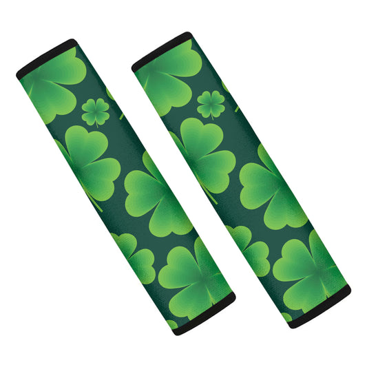 Four-Leaf Clover St. Patrick's Day Print Car Seat Belt Covers