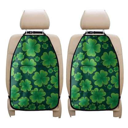 Four-Leaf Clover St. Patrick's Day Print Car Seat Organizers