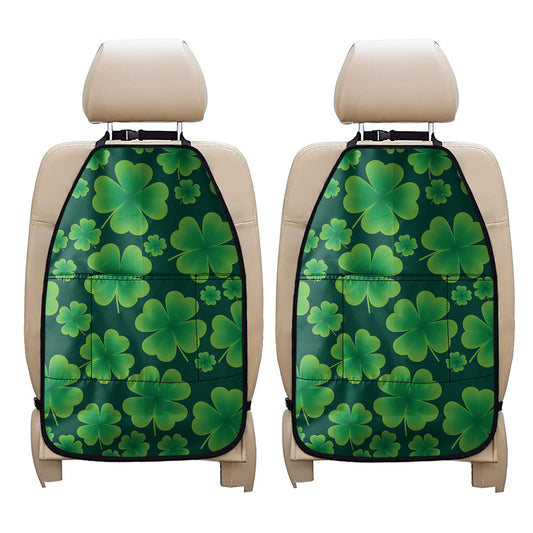 Four-Leaf Clover St. Patrick's Day Print Car Seat Organizers