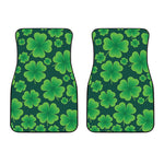 Four-Leaf Clover St. Patrick's Day Print Front Car Floor Mats