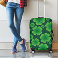 Four-Leaf Clover St. Patrick's Day Print Luggage Cover