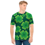 Four-Leaf Clover St. Patrick's Day Print Men's T-Shirt
