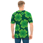 Four-Leaf Clover St. Patrick's Day Print Men's T-Shirt