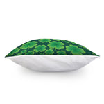Four-Leaf Clover St. Patrick's Day Print Pillow Cover