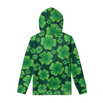 Four-Leaf Clover St. Patrick's Day Print Pullover Hoodie